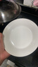 舍里欧式浮雕白瓷盘陶瓷西餐盘意面盘家用牛排餐具菜盘鱼盘汤白色盘子 汤盘2个装- 8英寸 可进四机|光滑易洁 实拍图