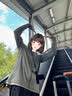 名创优品（MINISO）冰丝防晒衣男夏季户外大帽檐防紫外线外套凉感上衣服 橄榄绿 2XL 实拍图