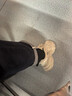 骆驼（CAMEL）运动老爹鞋女透气厚底潮休闲鞋子 K23S60L8016 银色 37 实拍图