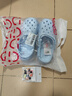 名创优品（MINISO）洞洞鞋女款2025新款eva防滑防臭沙滩鞋增高凉拖鞋女夏季外穿 天空蓝+水晶熊 38-39 实拍图