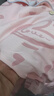 婧麒月子服春夏哺乳产后孕妇睡衣喂奶家居服套装夏季薄款带胸垫 粉色爱心/四季款180g L 实拍图