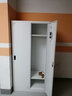 今丰 二门更衣柜铁皮柜寄存包柜员工柜储物柜宿舍柜暖白色带锁加厚款 实拍图
