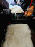 车优友澳洲纯羊毛汽车坐垫羊毛垫冬季保暖毛绒座垫单片后排座椅冬天棉垫 白色-前座2片+后座1片 本款适合99%车型-下单备注 实拍图