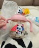 贝亲（Pigeon）儿童牛奶杯1-3岁宝宝喝水喝奶PPSU直饮奶瓶双吸管水杯 黄色330ml 实拍图