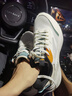 鸿星尔克男鞋凌跃2跑鞋秋冬季新款软底减震跑步鞋透气轻便黑色运动鞋子男 【热卖推荐款】微晶白/浮岩灰 41 实拍图