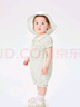 巴拉巴拉宝宝连体衣婴儿哈衣爬服女童夏装甜美时尚新颖精致气质萌 白绿色调00414 90cm 实拍图