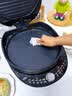 美的（Midea）电饼铛 家用双面加热电饼档煎饼锅 可做三明治 加深加大烤盘商用 蒸汽煎烤机 烙饼锅 【34大口径】大火力三档调温 JKE3475 实拍图