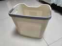 京东物流 脏衣篓家用脏衣服收纳筐脏衣篮浴室洗衣篮收纳筐 活动款大号-脏衣篮（奶油白） 实拍图