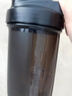 贝瑟斯摇摇杯运动健身水杯蛋白粉搅拌杯奶昔杯子代餐杯瑶瑶杯680ML白色 实拍图