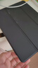 品胜 适用于iPad 5/6/Air2 9.7英寸保护壳 2018款苹果平板保护套 全包防摔轻薄半透明三折外壳 黑色 实拍图