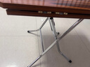 雷鑫智圆桌折叠桌餐桌家用饭桌方圆两用非实木简易吃饭桌子10人大圆桌 0.96米（电镀腿） 实拍图
