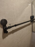 陶市吸盘毛巾挂架可伸缩毛巾架子碳钢卫生间免打孔毛巾杆41XPMJG50 实拍图