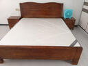 麦娅月实木床 胡桃木实木床中式双人床简约家用主卧婚床实木大床 胡桃木床+2柜+20cm乳胶弹簧床垫 1800*2000mm框架款 实拍图