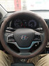 朗动方向盘套真皮北京现代ix25名图ix35瑞纳新途胜L领动悦动第七代伊兰特胜达悦纳索纳塔昂希诺把套 D行专用-黑色红线 实拍图