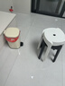 全品屋【销量NO.1】凳子家用塑料凳子板凳加厚凳子餐凳圆凳可叠放风车凳 加厚防滑耐磨4把装-2黑2白 实拍图