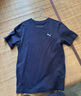 彪马（PUMA）纯色宽松短袖T恤男女情侣款新款夏季运动上衣 690409 海军蓝-16 M (175/96A) 实拍图