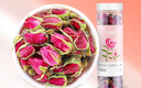 杞里香 玫瑰花茶50g/瓶 平阴重瓣玫瑰花茶大朵泡水养生茶礼品 实拍图
