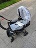 豪威婴儿推车可坐可躺新生儿四轮减震婴儿车双向宝宝bb小孩手推车童车 亚麻灰 奢华版（可坐可躺可水洗 实拍图