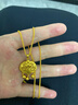 周大福肖邦链黄金素链足金项链(工费280)40cm约5.15g EOF1604 实拍图