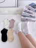 佰姿缘诸暨袜子女士春秋季中短筒袜纯棉无骨可爱小熊白色夏季薄款月子袜 【五双装】每色1双 均码 【收藏加购优先发货】 实拍图