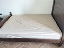 40支全棉纯棉斜纹纯色床笠单件防尘床罩纯色席梦思保护罩床套床单 奶茶色 135*200+25cm 实拍图