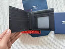 七匹狼（SEPTWOLVES）钱包男士真皮正品短款钱夹2025新款皮包头层牛皮夹爸爸卡包证件包 金盾狼标-黑色【专柜礼盒】 实拍图