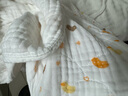 全棉时代婴儿纱布浴巾春夏四季宝宝新生儿吸水洗澡巾成人可用儿童毛巾 【六层柔纱】小鸭子 115*115cm 实拍图