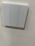 领普科技超薄智能开关E3 Pro AG玻璃蓝牙mesh2.0 已接入米家APP单火三键白 实拍图