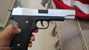 途象 儿童玩具枪格洛克手枪黑银M1911连发抛壳软弹枪发射玩具男孩礼物 实拍图