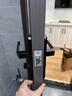 威龙原子卧室门锁室内通用型房门木门锁具免改孔可调节门把手卫生间门锁 黑色-110面板-25边距锁舌 实拍图