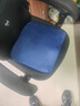 学生坐垫教室专用学习凳子板凳学校久坐屁股儿童屁垫高中生椅子垫 藏青【大号绒布款】可拆洗双绑带 实拍图