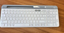 罗技（Logitech）时尚系列 K580 键盘 蓝牙键盘 办公键盘 无线键盘 便携超薄键盘 笔记本键盘 平板键盘 芍药白 实拍图