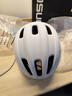 塔斯队长自行车骑行头盔一体成型空气动力安全帽男女通勤山地公路车装备 典雅白 L码（头围：58-62cm） 实拍图
