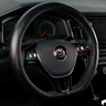 微尚 真皮方向盘套大众新朗逸宝来速腾迈腾POLO帕萨特高尔夫途观L探岳 实拍图