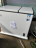 美的（Midea）210升双温双箱家商两用冰柜 大冷冻小冷藏卧式顶开门冰柜 小型冰箱节能低音冷柜BCD-210DKEM(E) 实拍图