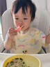 马博士婴儿围兜硅胶吃饭围嘴宝宝饭兜儿童防水罩衣无穿感薄款单个装 实拍图