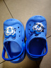巴布豆童鞋男童拖鞋夏季软底宝宝沙滩鞋儿童洞洞鞋117342003浅月色170 实拍图