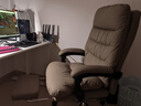顾全C533家用老板椅舒适久坐办公椅电脑椅可躺工学椅子环保真皮座椅 浅咖 超纤皮【按摩+热敷】 实拍图