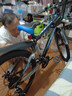 EG7山地自行车成人学生变速越野单车双减震赛车26寸青少年男女 辐条【升级减震 超强承重】黑蓝 26寸21速【适合：160-180CM】 实拍图