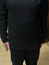南极人男士保暖内衣男加绒加厚套装秋衣秋裤防寒棉柔打底保暖衣裤黑色XL 实拍图