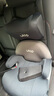 优乐博（ULOP）德国儿童安全座椅增高垫3-12岁大童车载小孩汽车用便携式安全椅 芬兰灰【头枕款+isofix硬接口】 实拍图
