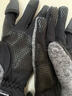 马田专业摄影手套单反微单相机触屏加厚保暖男女冬加绒防寒防风露指半指耐磨骑行运动户外开车防滑手套 二代大码 实拍图