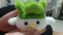 武汉文创蒜鸟发声玩偶六一儿童节礼物鄂人算鸟公仔挂件玩具男女孩 发声款 蒜鸟【雪花白】送钥匙扣 实拍图