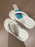 果洛菲（GUOLUOFEI）夏季踩屎感EVA人字拖男沙滩平底凉鞋防滑浴室拖鞋女 白色 36-37 实拍图