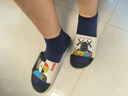 PAUL FRANK100%纯棉袜子男春夏季透气防臭耐磨10A抗菌袜运动袜 5双礼盒装 实拍图
