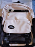 PRUY减负护脊书包大容量高中学生初中生书包女生小学生双肩背包 黑配白 长32厚19高46cm 实拍图