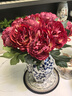 爱已装糖假花仿真花束砚池春色奶油风牡丹客厅摆件餐桌花绢花装饰酒红10支 实拍图