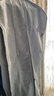 小黑裙透气皮草衣服防尘罩貂皮大衣专用防尘袋大衣罩挂式家用加长款牛津布西服西装套子衣服罩子收纳袋挂衣袋 麻灰色（立体加厚款） 长款 130*58cm 实拍图