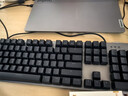 罗技（Logitech）K845 机械键盘 有线键盘 游戏办公键盘 104键 全尺寸 单光 黑色 TTC轴 青轴 实拍图