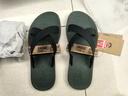 马登工装软底拖鞋男磨砂细纹夏季凉拖浴室防滑十字拖凉鞋男士沙滩鞋 卡其绿 （尺码偏小，可参考推荐脚长选择） 43 实拍图